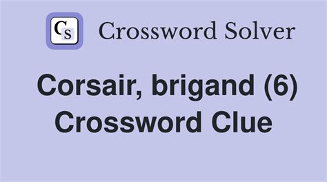 corsair crossword clue 6 letters|another word for corsair.